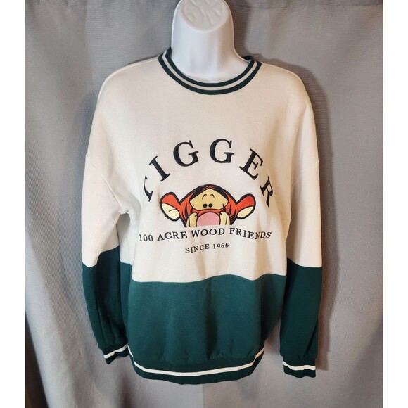 Disney Tigger 100 Acre‎ Wood Friends Sweatshirt Mens XS Fits Bigger See Photos - Picture 1 of 6